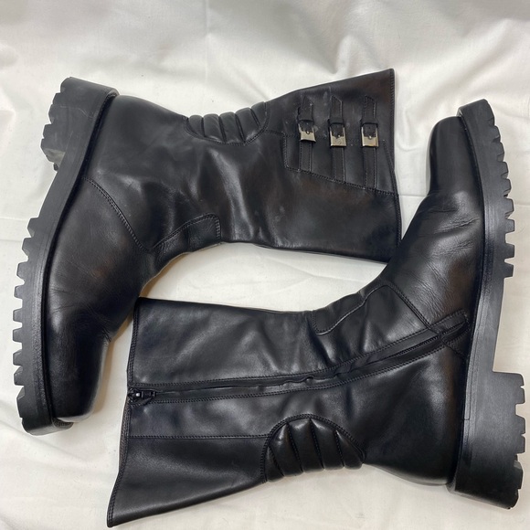 Vintage Gianni Versace motorcycle boots size 10.5 main image 16